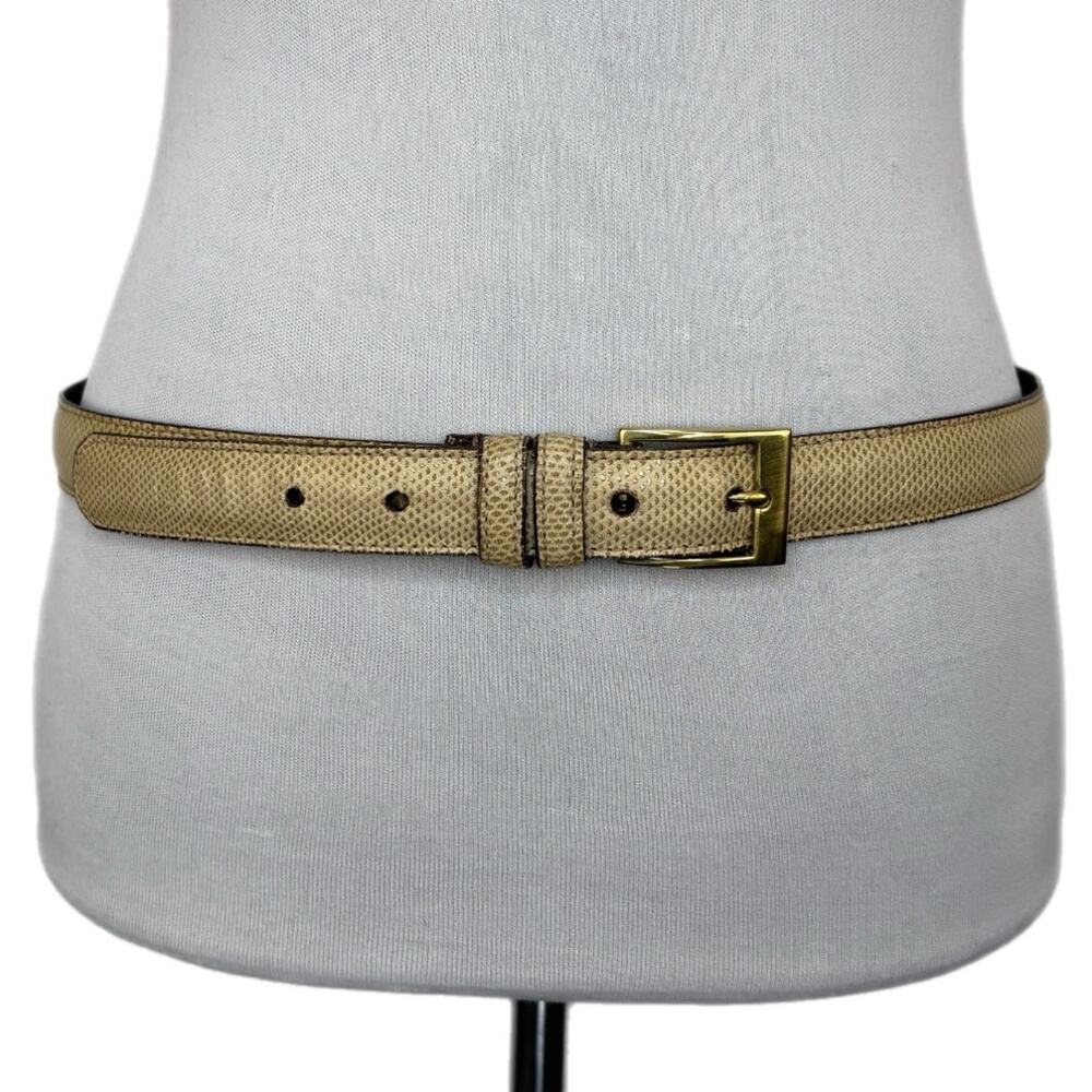 Vintage Dooney & Bourke Snake Skin Belt - Women's Small